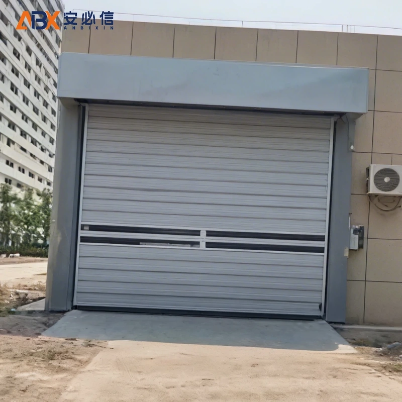 白银铝质快速门