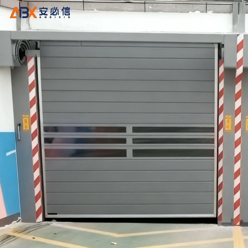 白银金属快速门